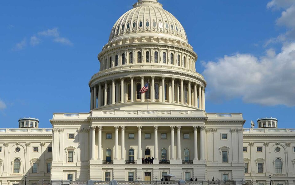 United States capital building.